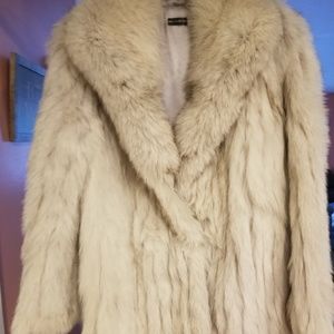 Silver Fox Fur Coat